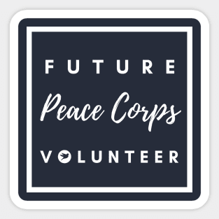 Future Peace Corps Volunteer Sticker